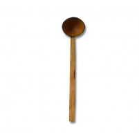 Ladles Spoons-Coconut Shell Ladles Metal Binding